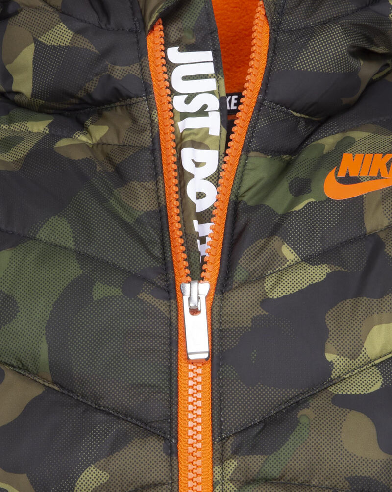 Nike Little Kids' Windrunner Puffer Jacket 86H860-A38 Camo 3