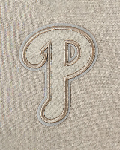 Big Girls' Philadelphia Phillies Neutral Fleece Pull Over Hoodie