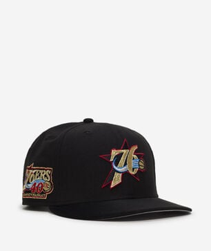 9Fifty Philadelphia 76ers Metallic Snapback Hat