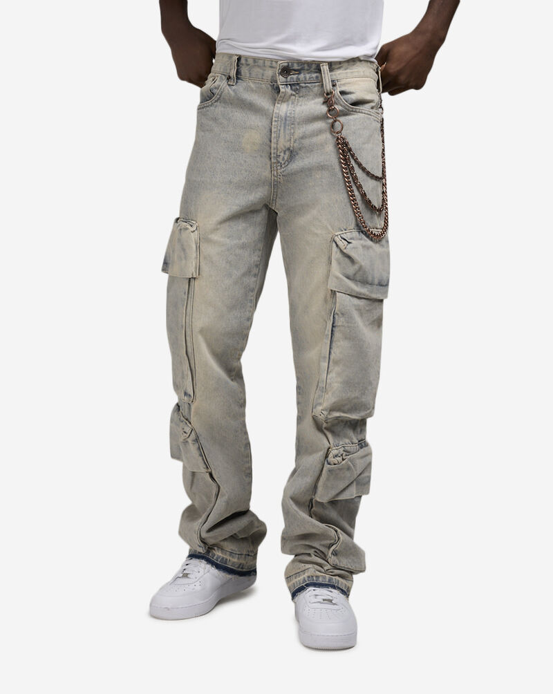 Baggy Cargo Pants With Chain