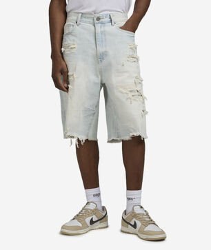 Skater Fit Denim Shorts