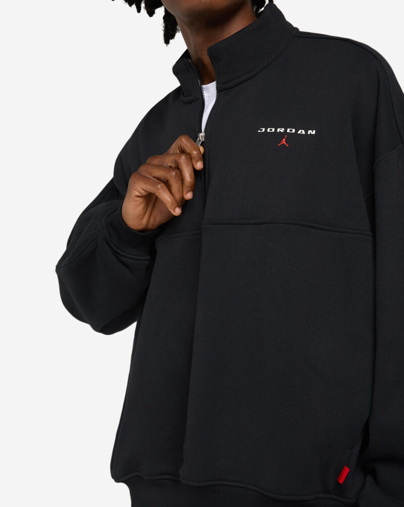 Jordan Flight Fleece 1/4-Zip Top IW6366-010 Black 3