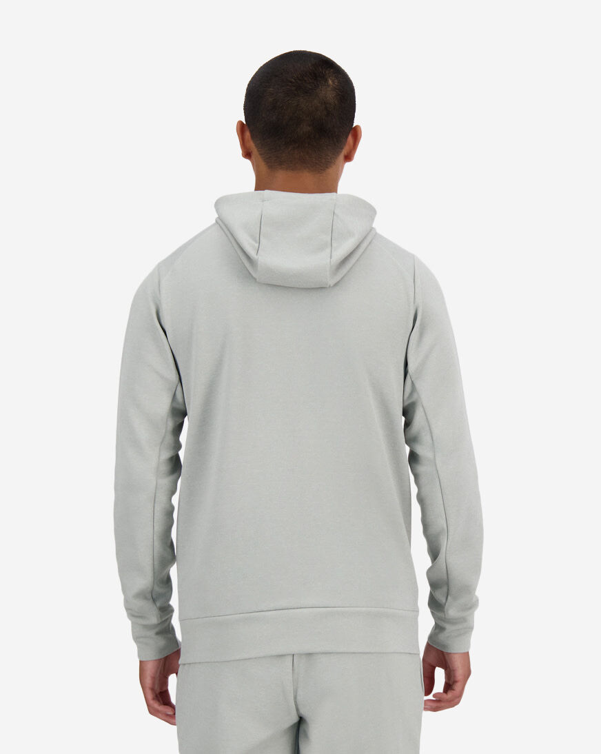 Shop New Balance Tech Knit Hoodie MT41139-AG grey | SNIPES USA