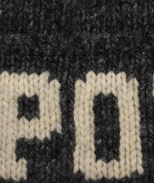 Intarsia-Knit Merino-Wool-Blend Beanie