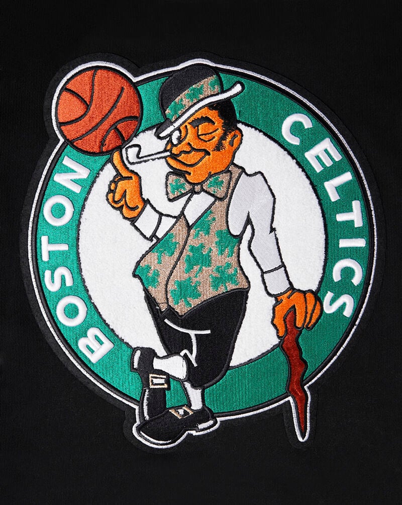 PRO STANDARD Boston Celtics Retro Classic Fleece Pull Over Hoodie BBC555844-BLK Black 2