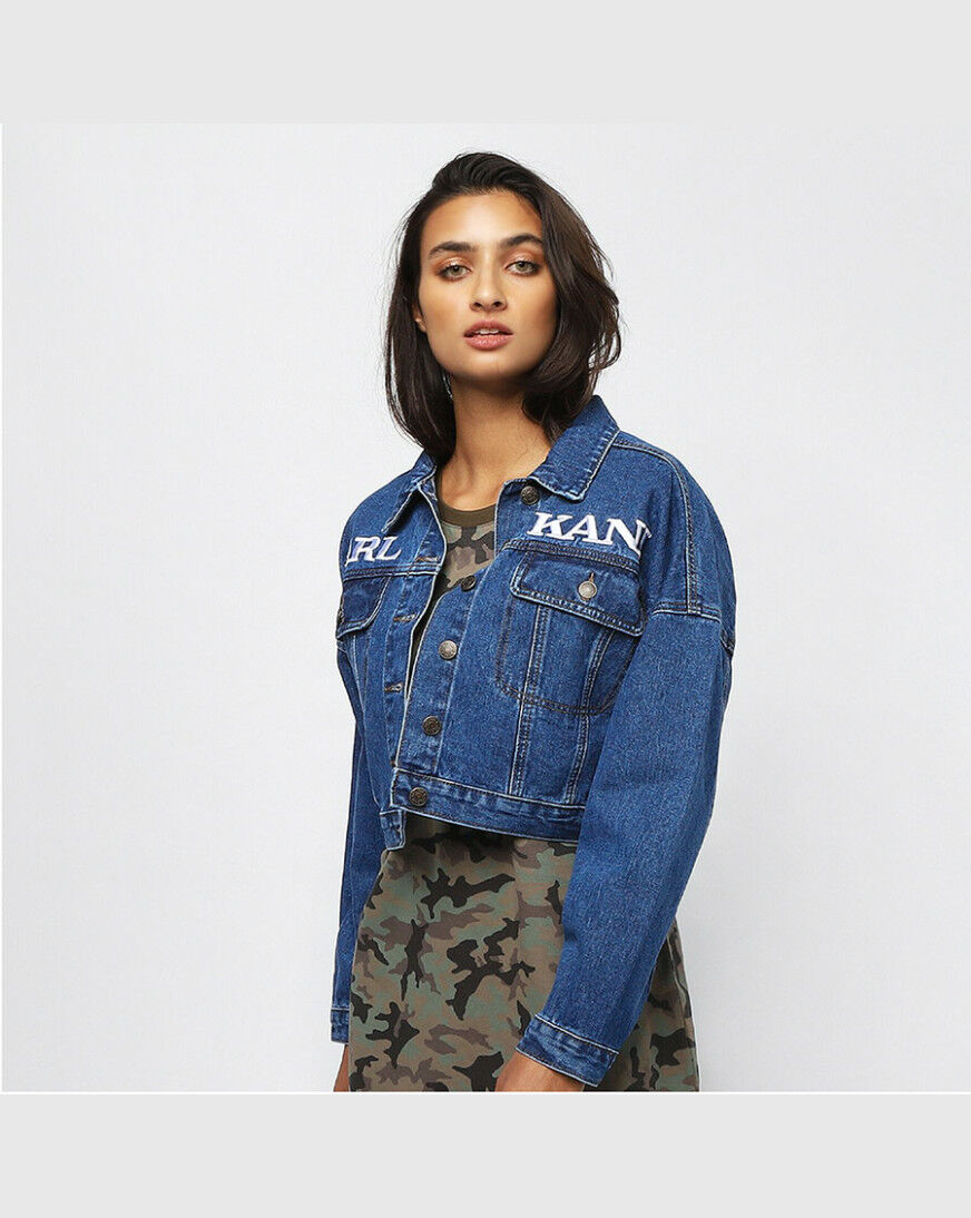 Karl Kani Cropped Denim Jacket Womens 
