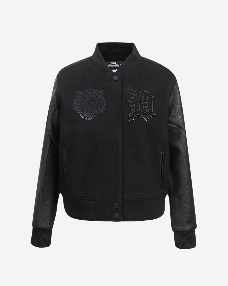 Shop PRO STANDARD Detroit Tigers Triple Black Wool Varsity
