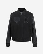 Detroit Tigers Triple Black Wool Varsity Jacket