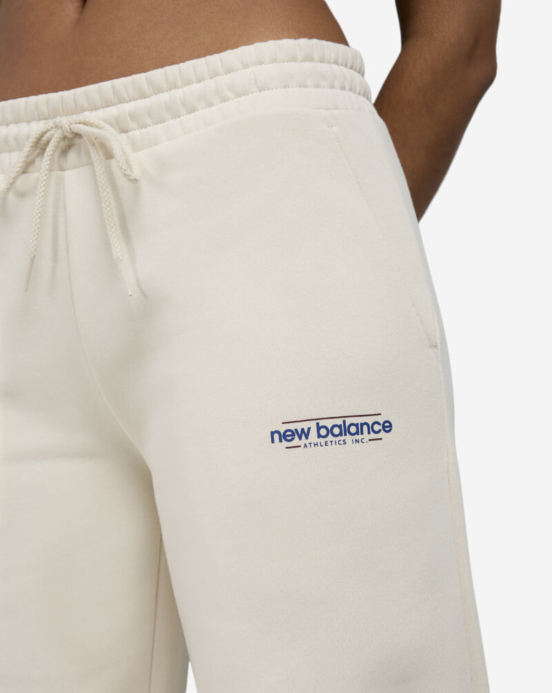 New Balance Reimagined Fleece Wide Leg Pant WP53903-LIN cream 3