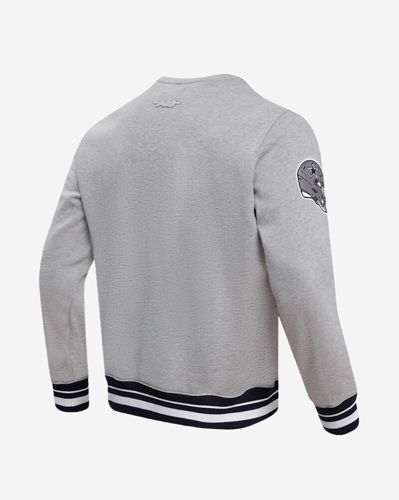 PRO STANDARD Dallas Cowboys Mash Up Rib Fleece Crewneck FDC5410579-HMN Grey 3