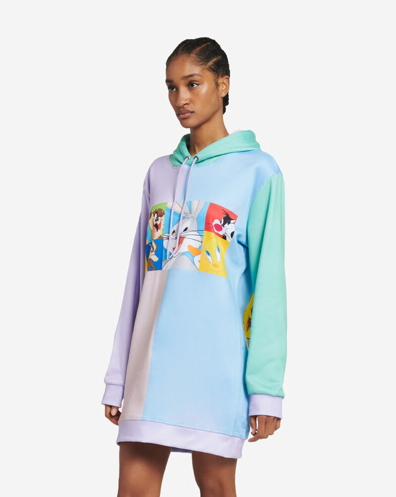 Shop MEMBERS ONLY Looney Tunes Colorblocked Hoodie FWL090511-LLAC purple |  SNIPES USA