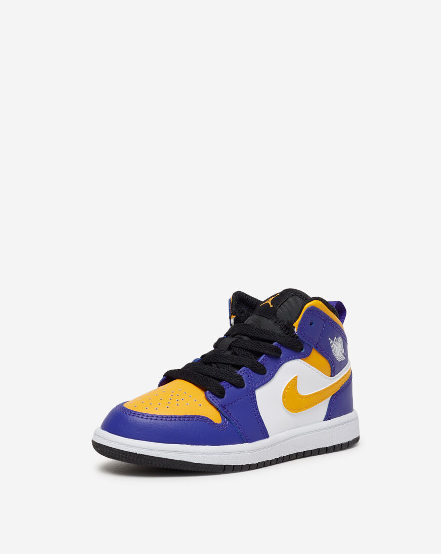 Shop Jordan Pre-School Air Jordan 1 Mid DQ8424-517 purple