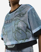 Smoke Rise Rhinestone Cropped Jersey Tee  RKT26S484SN-SEAFOAM Blue 3