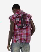 Decibel Fate Embellished Woven Flannel SSWT001-RED Red 2