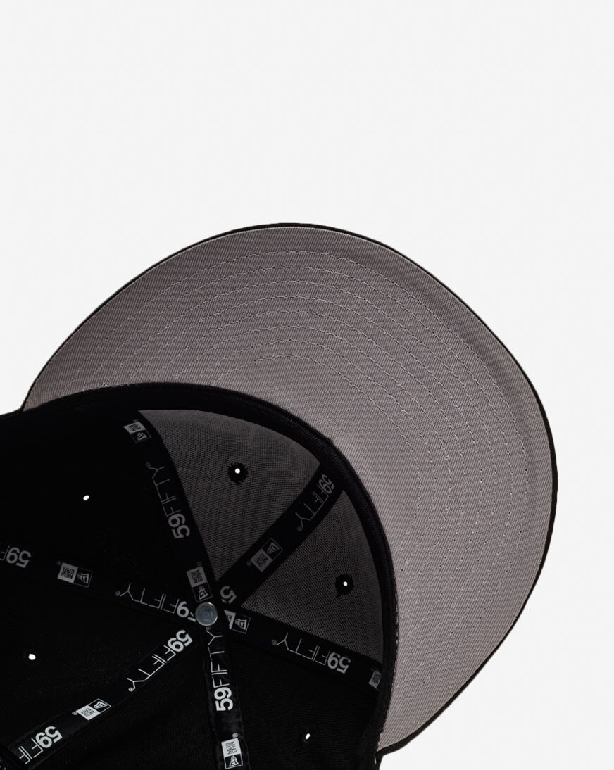 Shop New Era 59Fifty Baltimore Ravens Oversized Script Fitted Hat