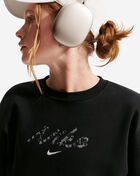 Nike Big Kids' Studio Fleece Oversized Crewneck Sweatshirt IM4963-010 Black 3