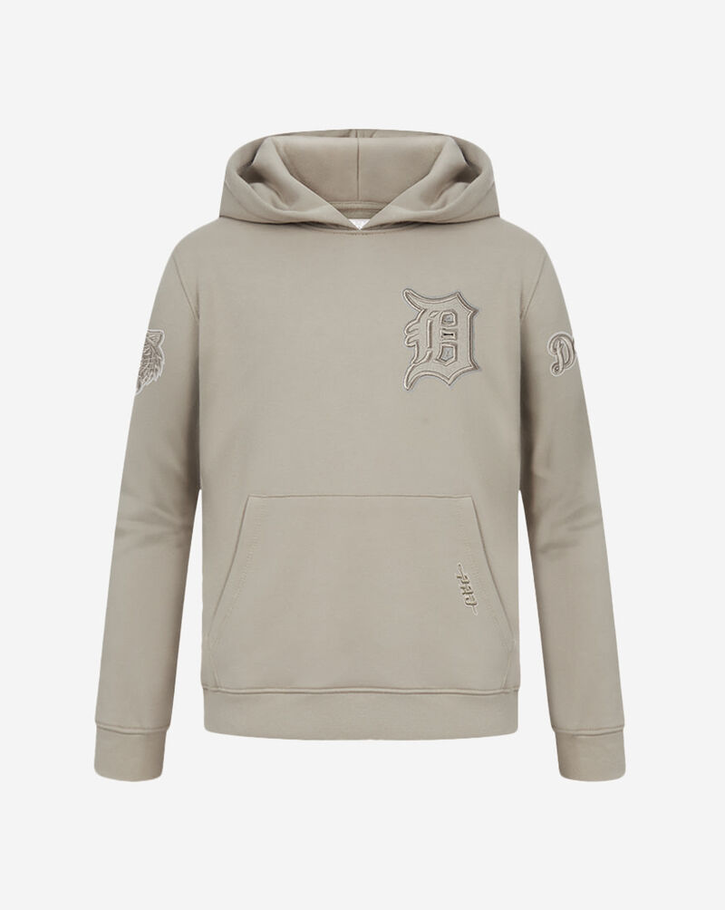 PRO STANDARD Big Boys' Detroit Tigers Neutral Fleece Pullover Hoodie LDTB5314986-TAU Beige 1