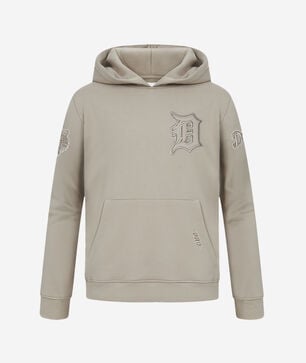 Big Boys' Detroit Tigers Neutral Fleece Pullover Hoodie