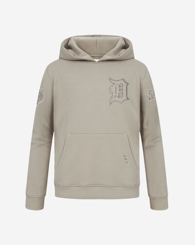 Big Boys' Detroit Tigers Neutral Fleece Pullover Hoodie
