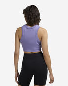 Nike Chill Knit Cropped Mini-Rib Tank Top FB8279-527 Purple 2