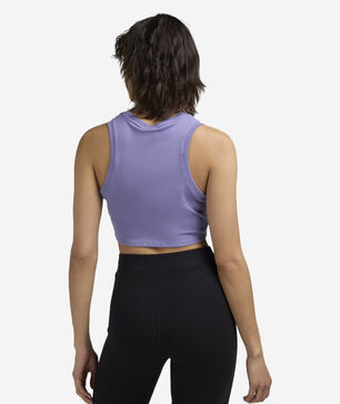 Chill Knit Cropped Mini-Rib Tank Top