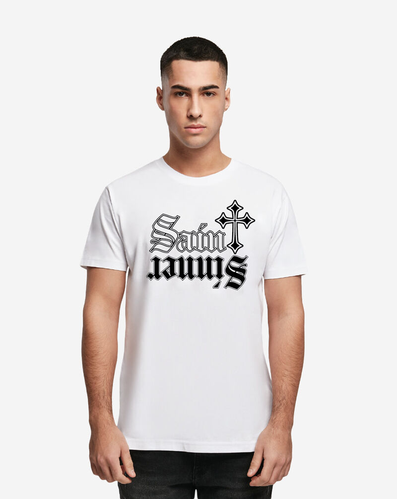 Mister Tee Saint Sinner Reflection Tee MTUS571-US-00220 White 1