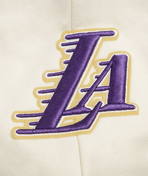 Los Angeles Lakers Retro Classic Fleece Cropped Pullover Hoodie