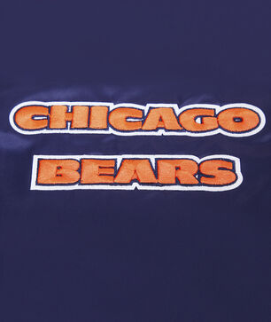 Chicago Bears Retro Classic Rib Satin Jacket