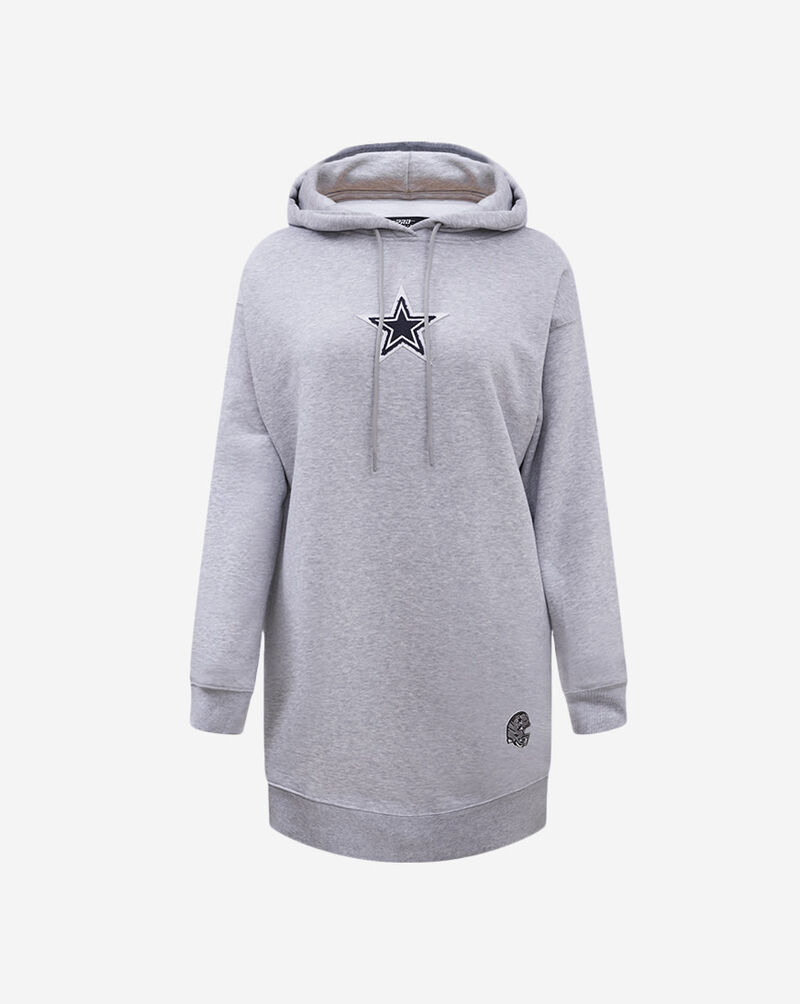 PRO STANDARD Dallas Cowboys Classic Fleece Hoodie Dress FDCB410314-HGR Grey 1