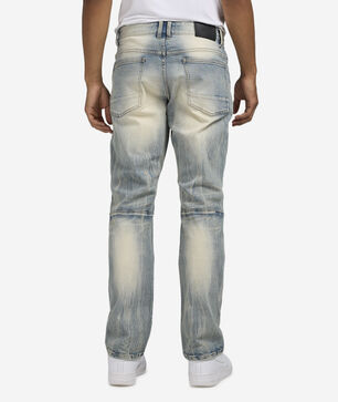 Vintage Washed Straight Jeans