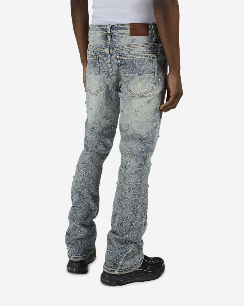 Decibel Embellished Stacked Jeans DECWB496-LTBLU Blue 2