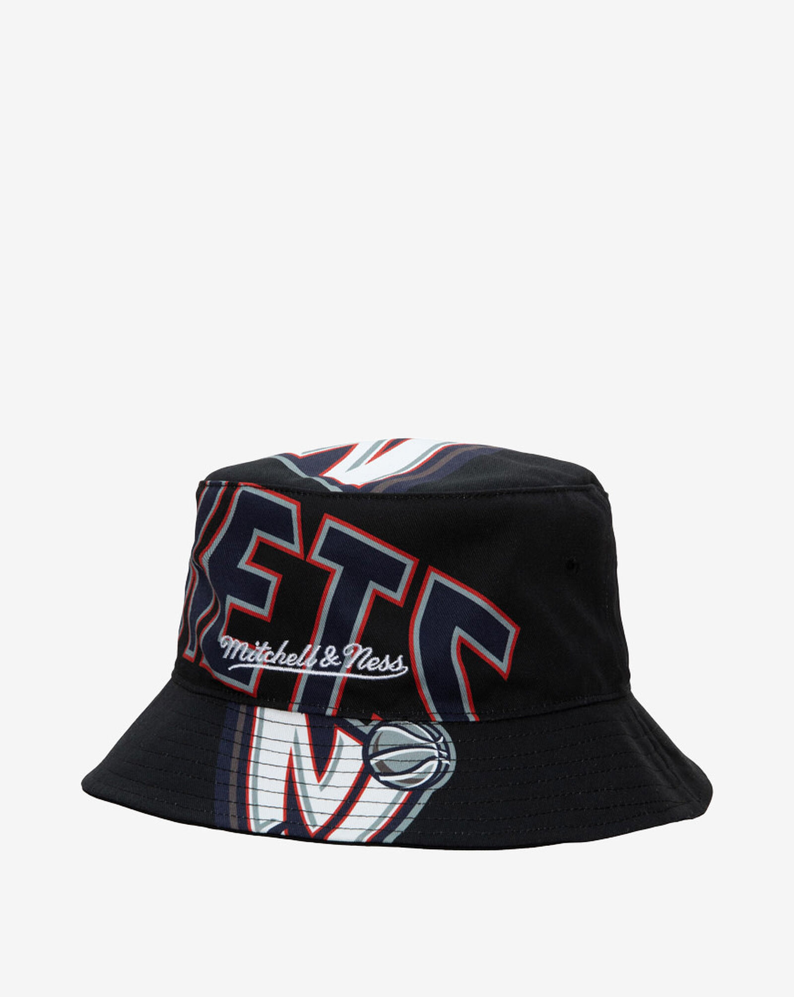 Shop Mitchell Ness Brooklyn Nets NBA Cut Up Bucket Hat BUCKSH21322NJNBLCK black SNIPES USA