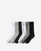 Polo Ralph Lauren Sport 6Pk Crew Socks (L) 821488PKZ3-150 Multi 1