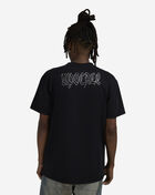 Upscale Chrome Hanging Crosses Acid Washed Tee MTUS524A-00007 Black 2