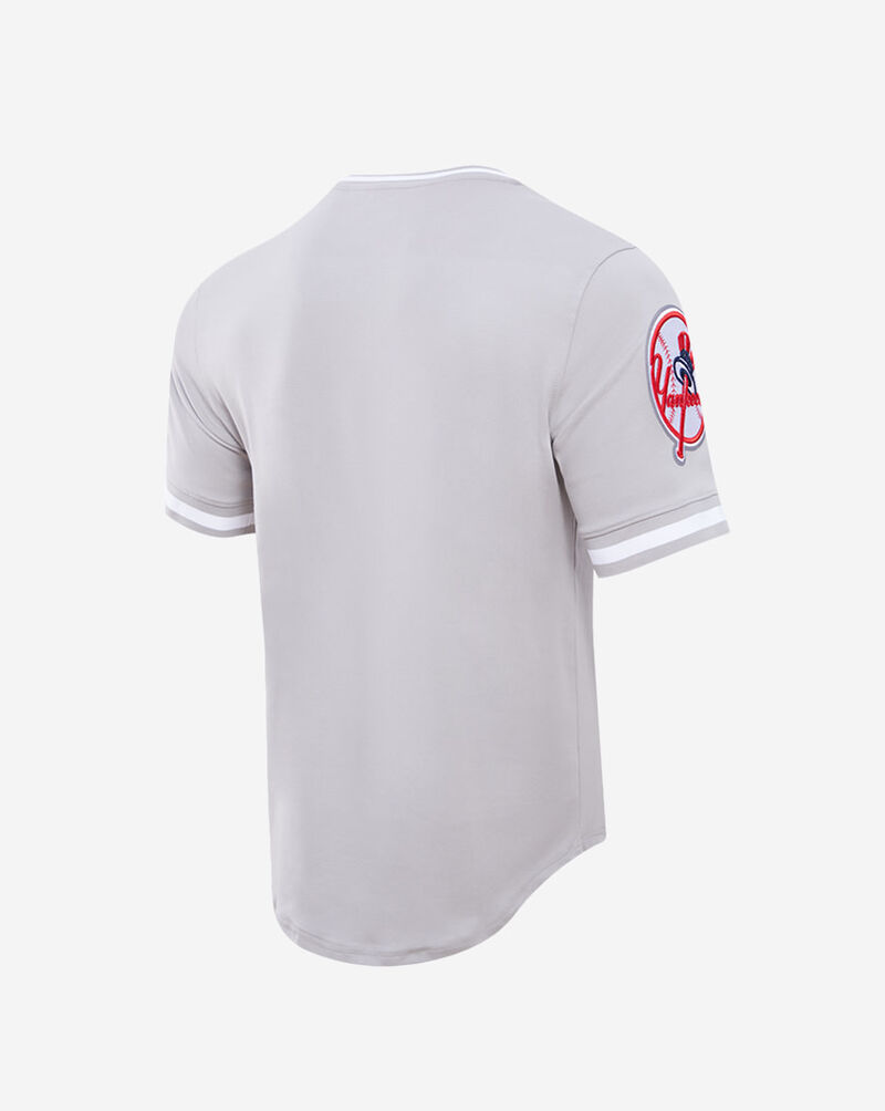 PRO STANDARD New York Yankees Classic Chenille Double Knit Tee  LNY131891-GRY Grey 3