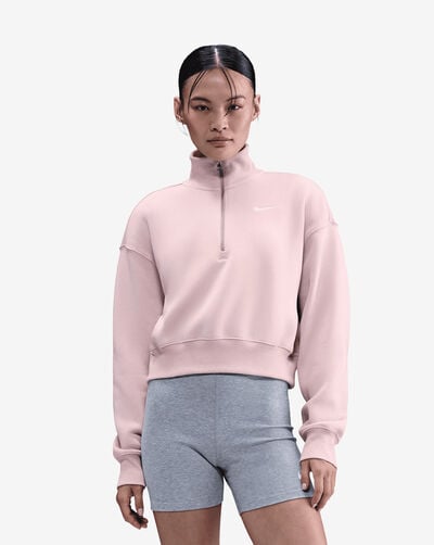 NSW Phoenix Fleece 1/4-Zip Cropped Sweatshirt