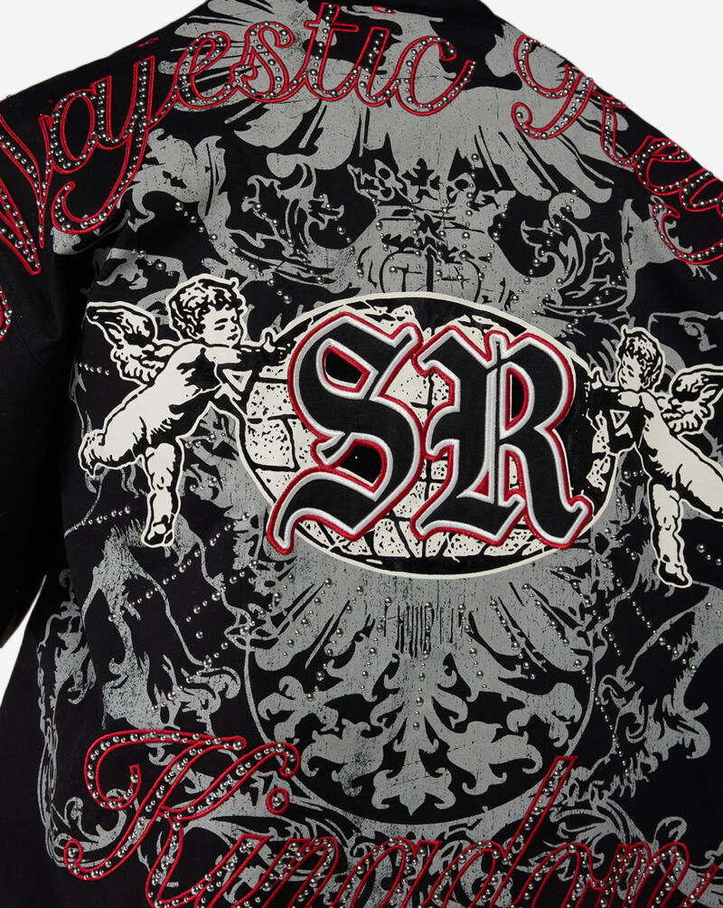 Smoke Rise Majestic Reign Woven Shirt WH26F591SN-BLK Black 4