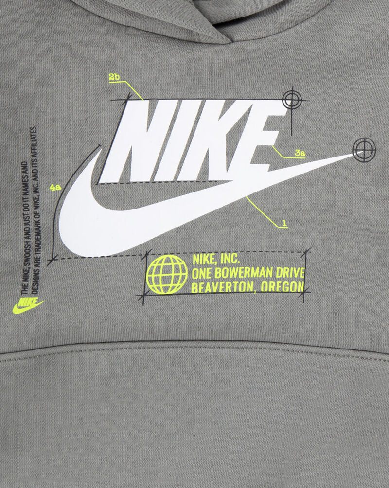 Nike Boys' NSW Futura Pullover Pant Set 76M350-G3F Grey 3