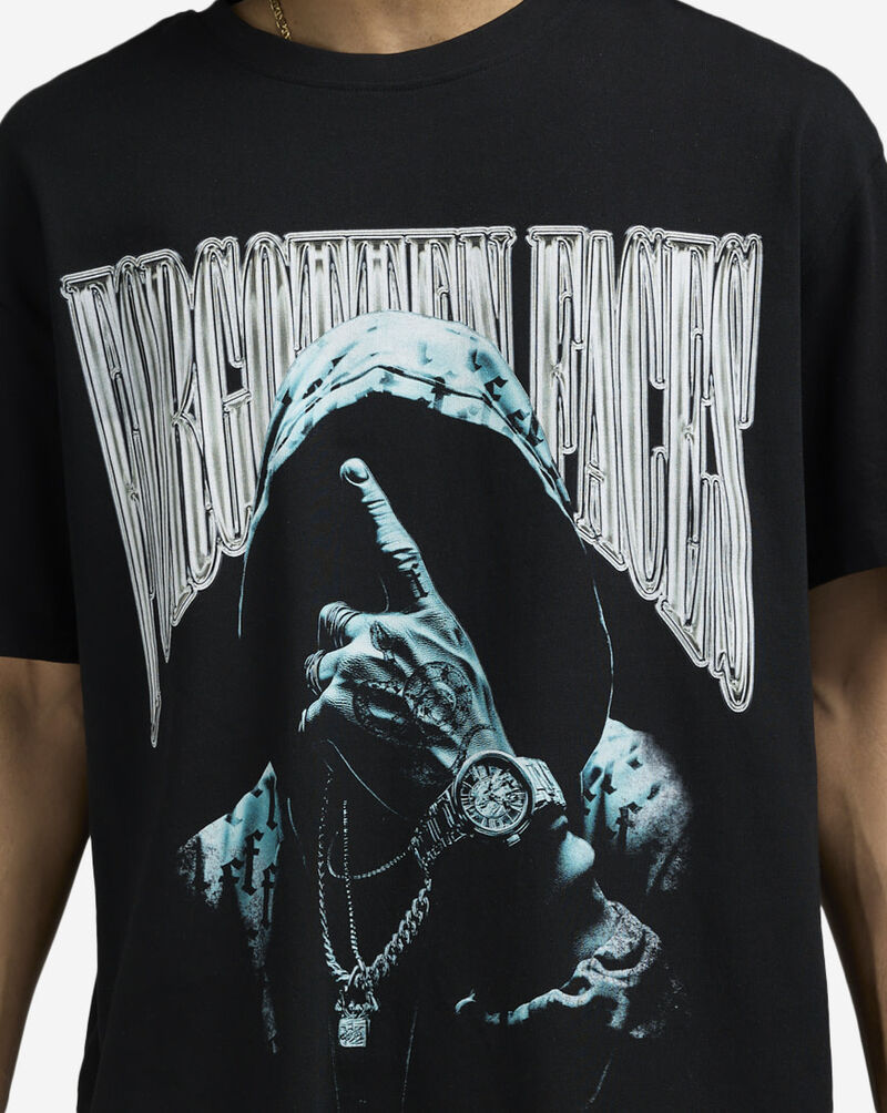Forgotten Faces Hooded Tee FOFUS113-00007 Black 3