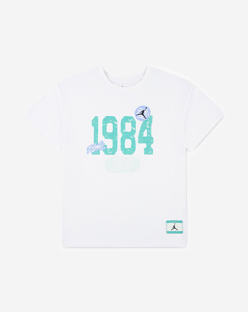 Jordan Big Kids' 1984 Graphic Tee 45D982-001 White 1