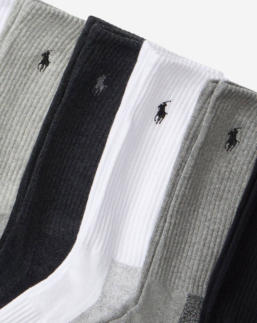 Shop Polo Ralph Lauren Sport 6Pk Crew Socks (L) 821488PKZ3-150