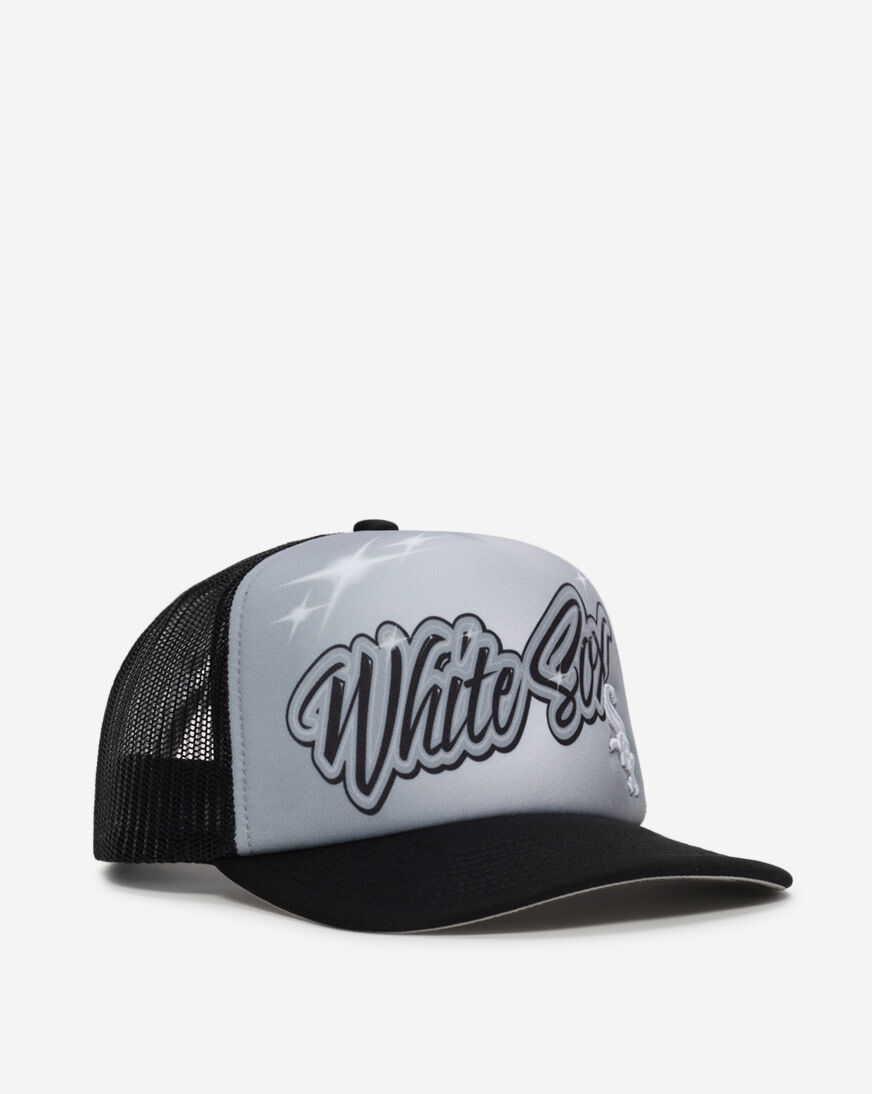 Shop Mitchell Ness Chicago White Sox Trucker Air Brush Adjustable