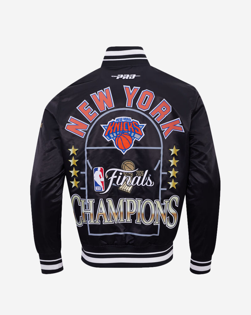PRO STANDARD New York Knicks Championship Satin Jacket BNK6517767-BLK Black 3