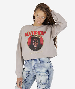 Biggie Foil Fleece Crew