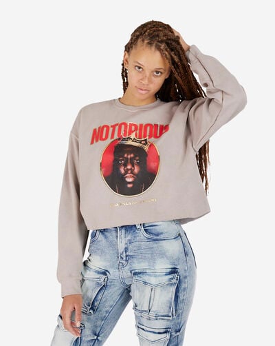 Biggie Foil Fleece Crew Biggie Foil Fleece Crew