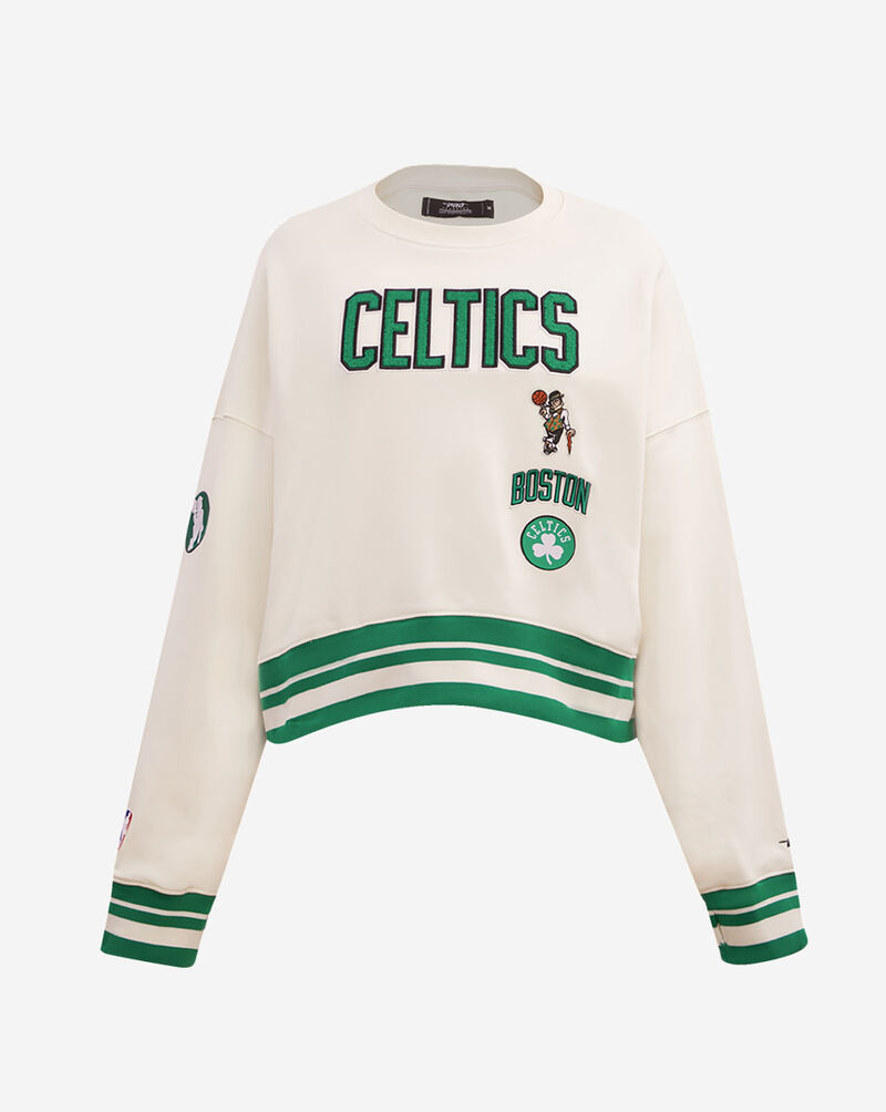PRO STANDARD Boston Celtics Retro Classic Rib Fleece Crewneck BBCC515505-EKG cream 1