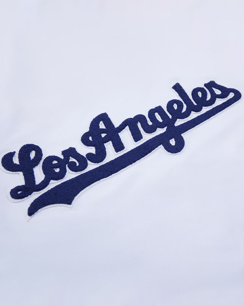 PRO STANDARD Los Angeles Dodgers Short Sleeve Classic Chenille Tee  LLD131604-WHT White 4