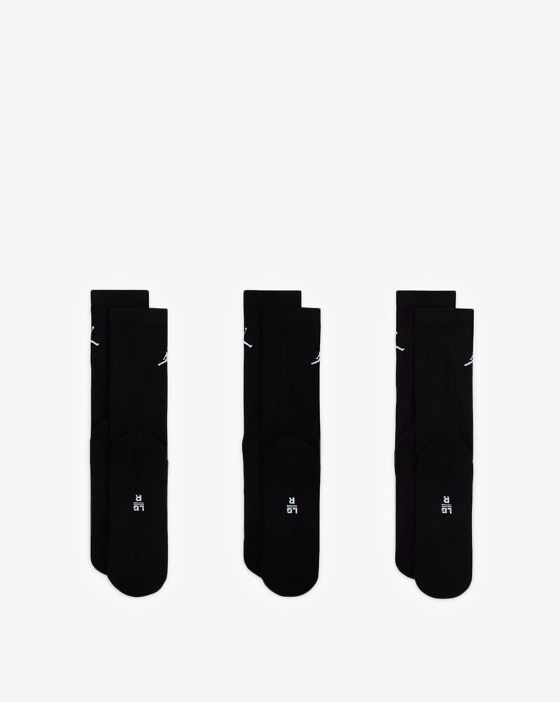 Jordan Everyday 3PK Crew Socks DX9632-010 Black 3