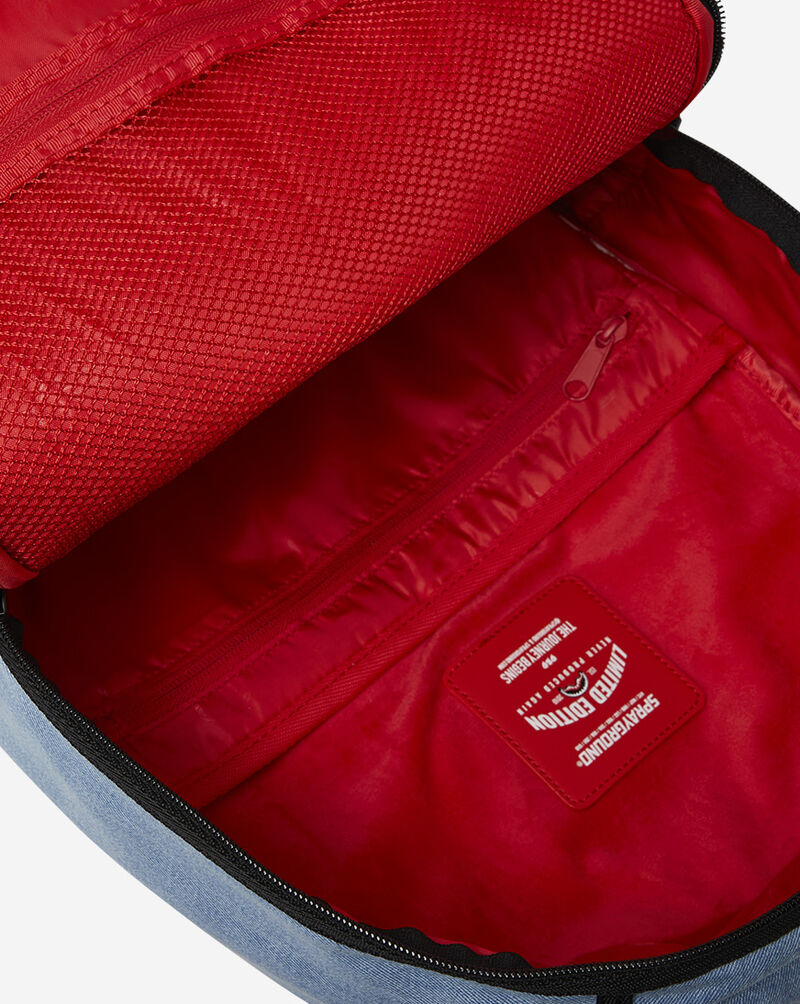 Sprayground Denim Tear 3am Patch Backpack B8302 Multi 6