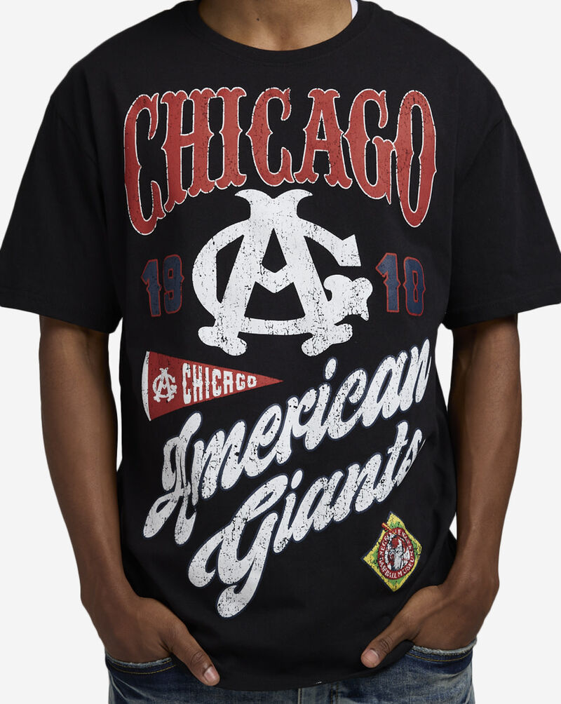 Reason NLB Chicago American Giants Tee RE5-054-BLK Black 3